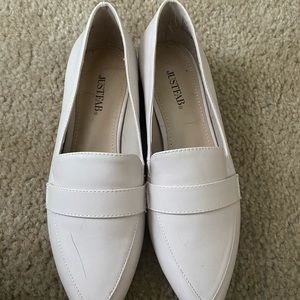 Justfab loafers.